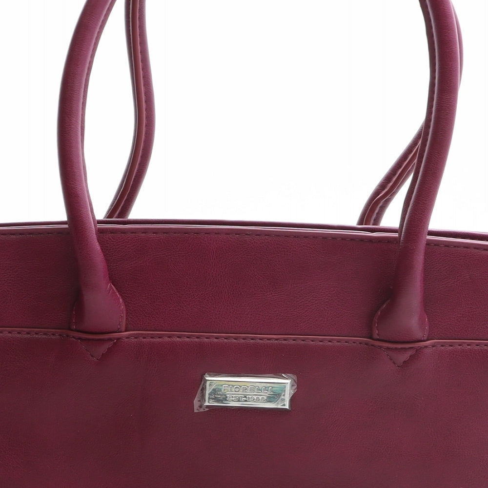 Fiorelli Womens Purple Polyurethane Shoulder Bag Size Medium