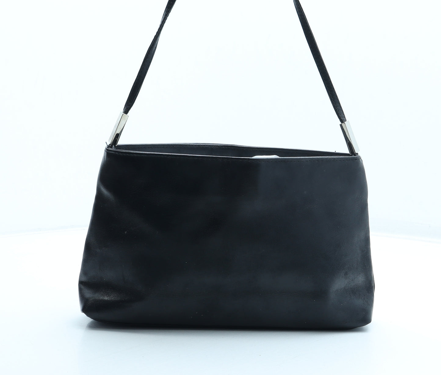 Preworn Womens Black Polyester Top Handle Bag Size Small