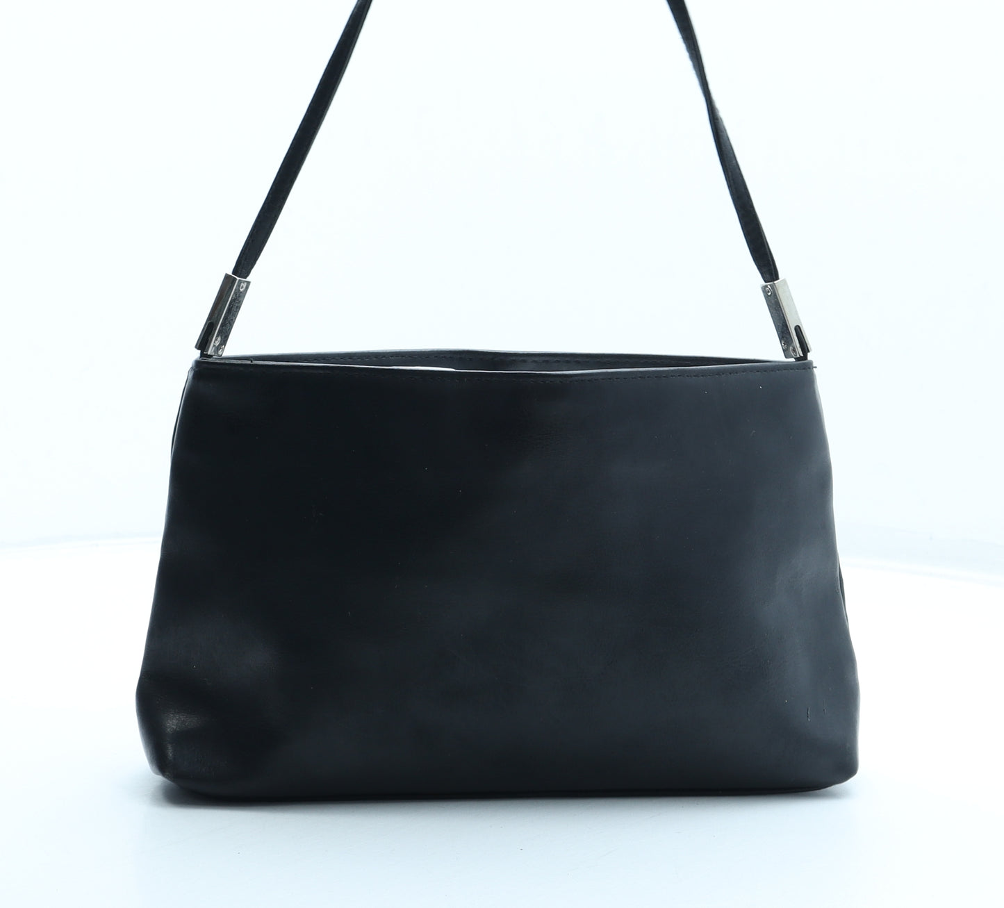 Preworn Womens Black Polyester Top Handle Bag Size Small