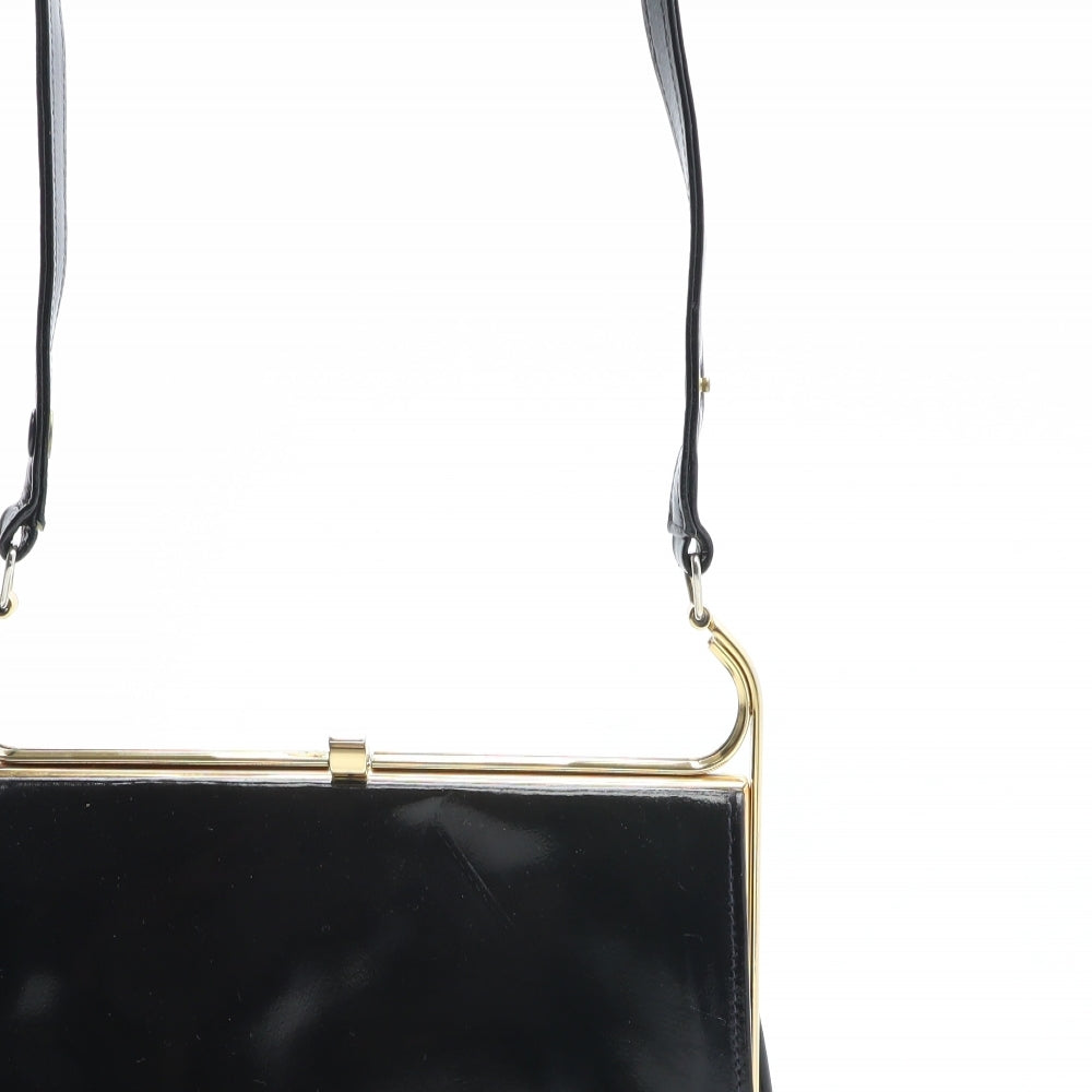 Van Dal Womens Black PVC Shoulder Bag Size Medium