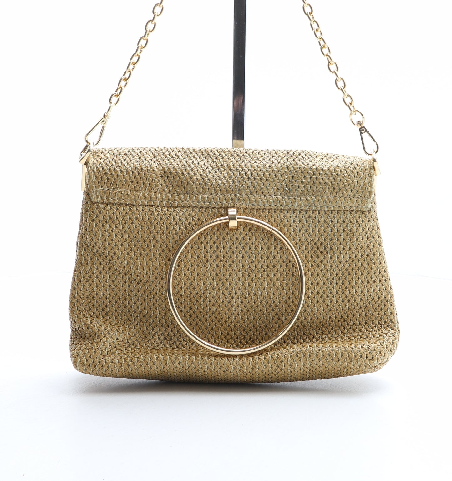 New Look Womens Beige Polypropylene Crossbody Size Small