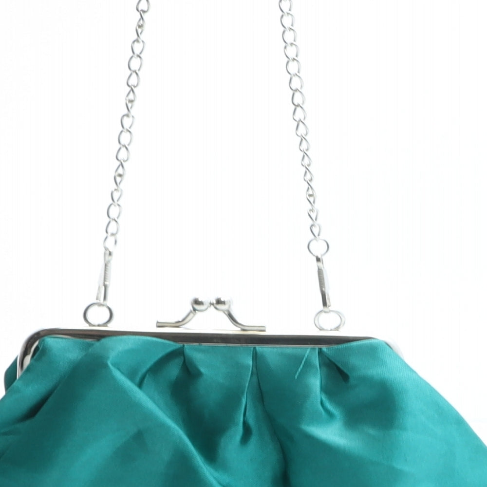 Oasis Womens Green Polyester Clutch Size Mini