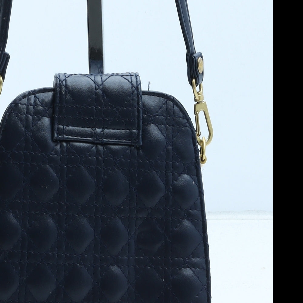 Pepa G Womens Blue Polyurethane Crossbody Size Small