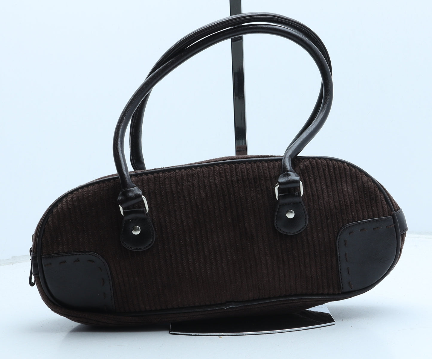 St Bernard Womens Brown Cotton Top Handle Bag Size Medium