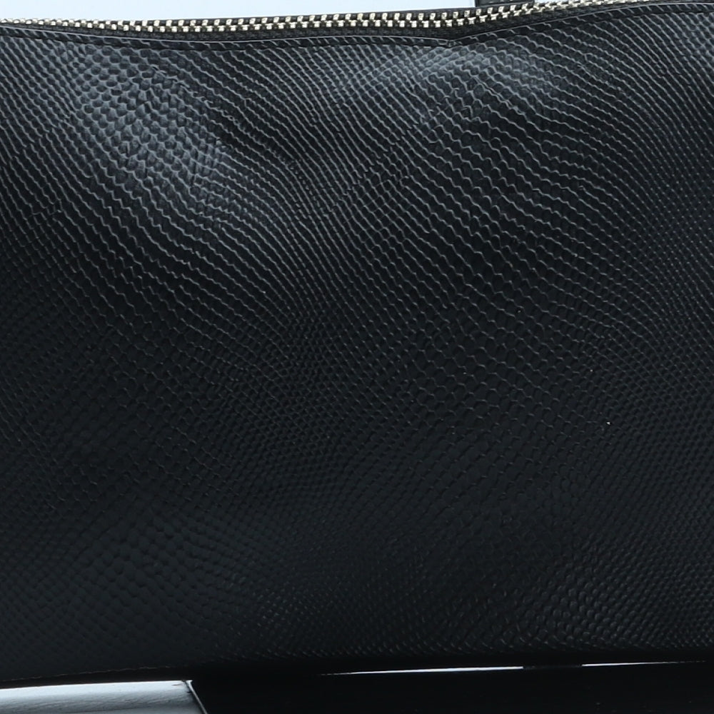 River Island Womens Black Polyurethane Clutch Size Medium