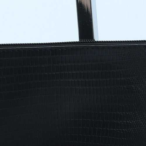 Primark Womens Black Polyurethane Clutch Size Small - Snake Print