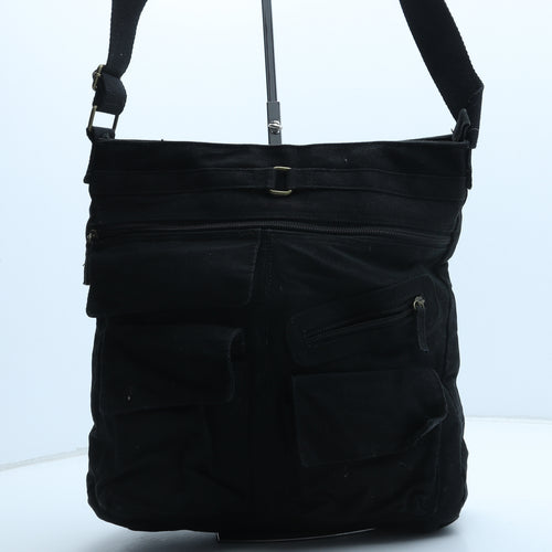 Matalan Womens Black Cotton Crossbody Size Medium