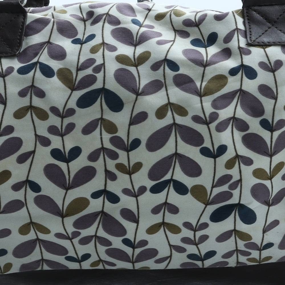 Preworn Womens Multicoloured Floral Cotton Duffle Size Extra Large