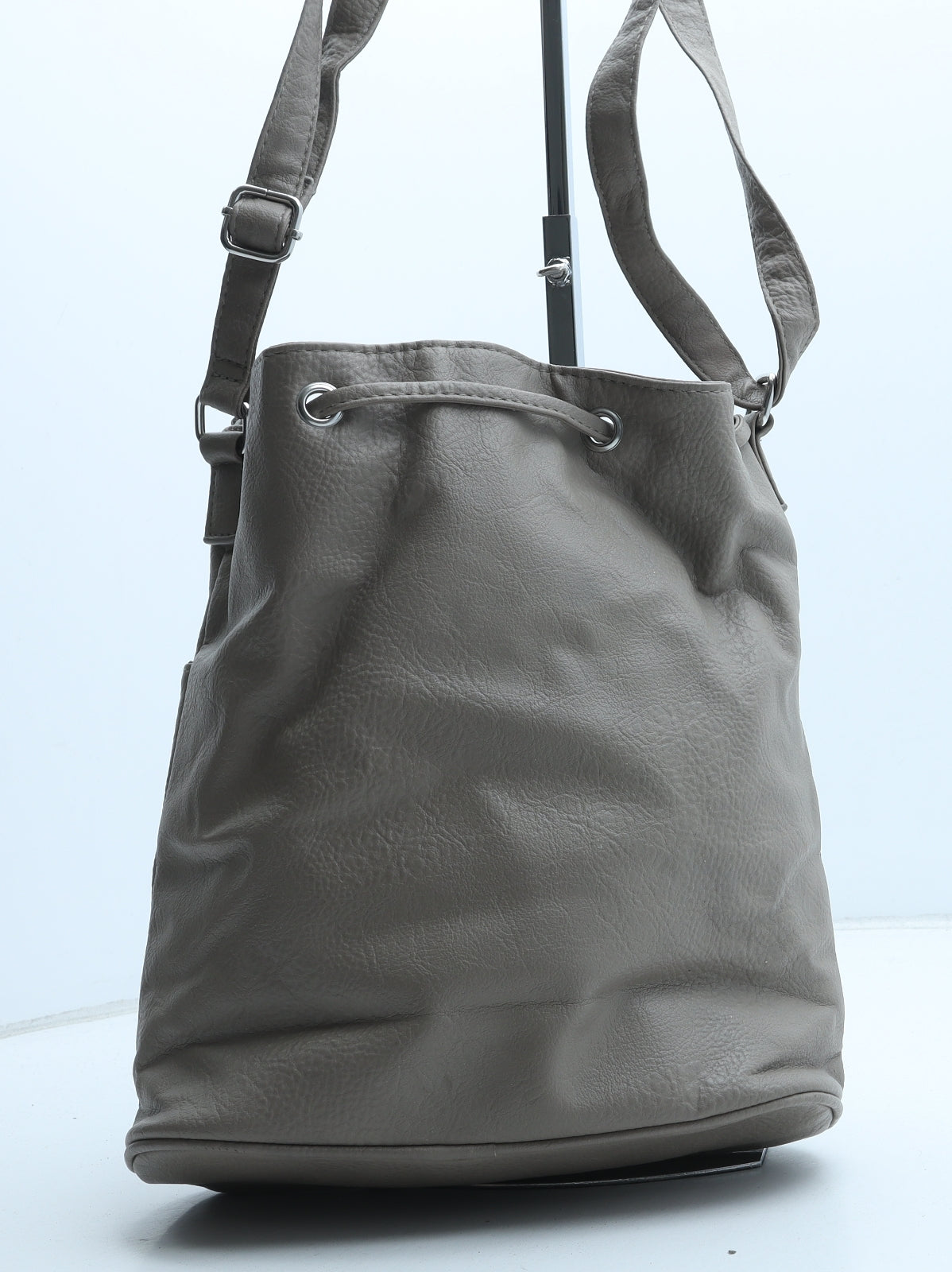 Atmosphere Womens Beige Polyurethane Top Handle Bag Size Medium