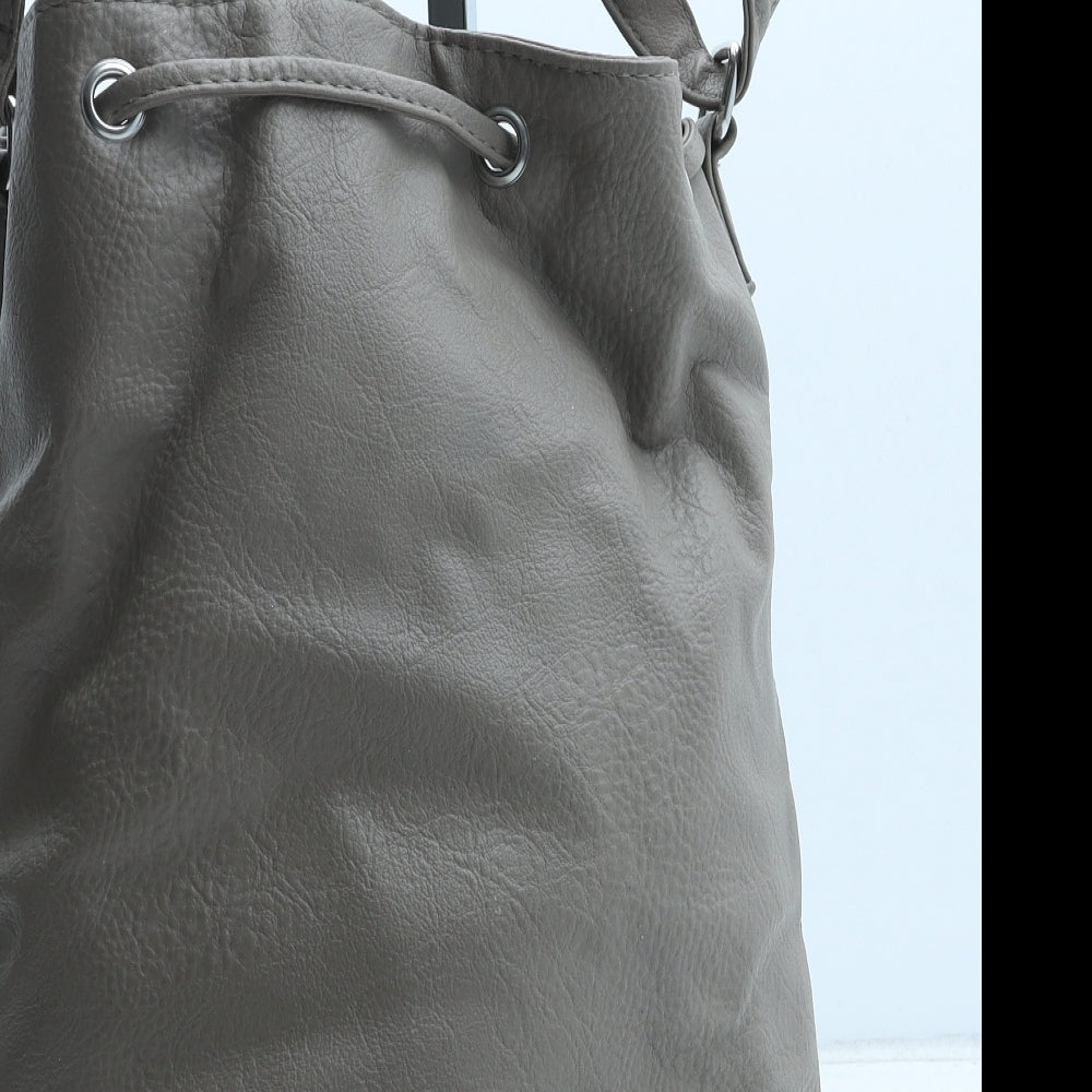 Atmosphere Womens Beige Polyurethane Top Handle Bag Size Medium