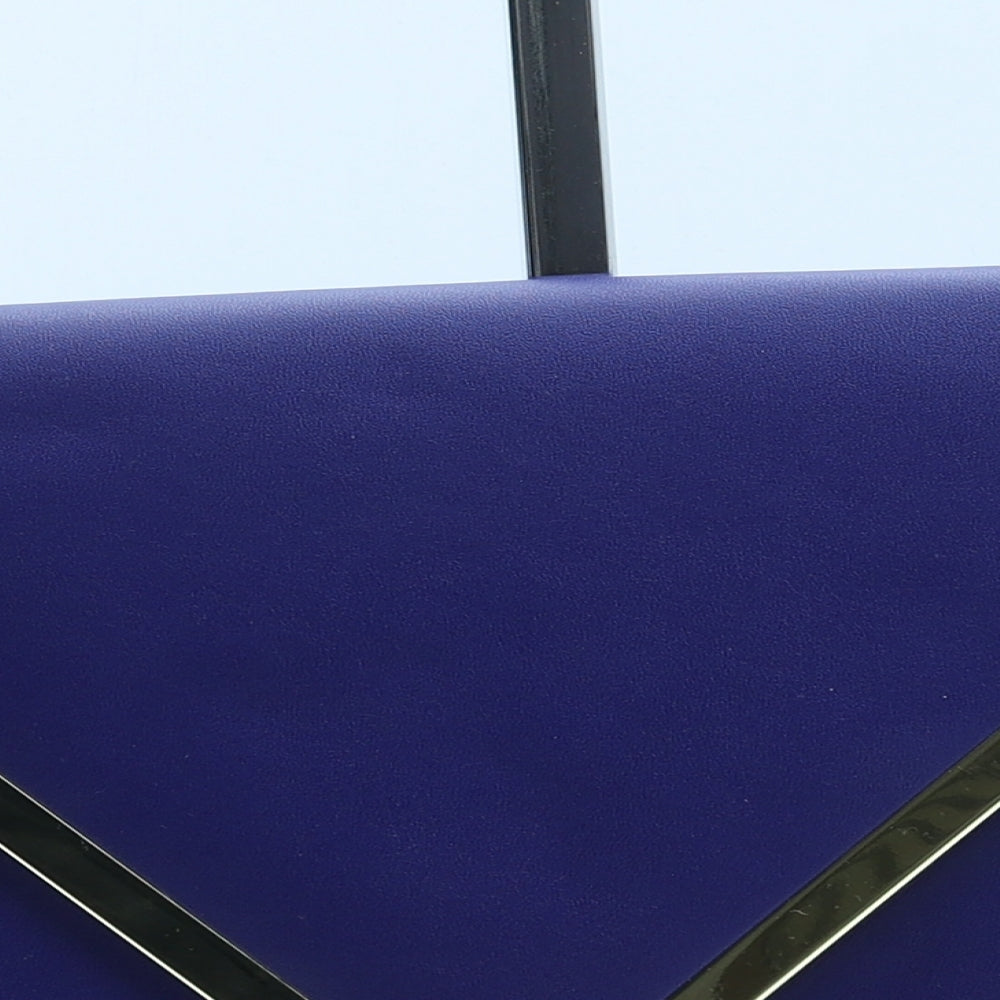 Dorothy Perkins Womens Purple Polyurethane Clutch Size Medium