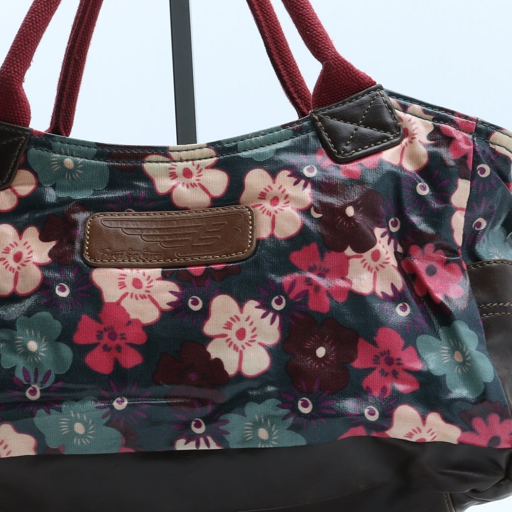 Brakeburn Womens Multicoloured Floral Polyurethane Top Handle Bag Size Medium