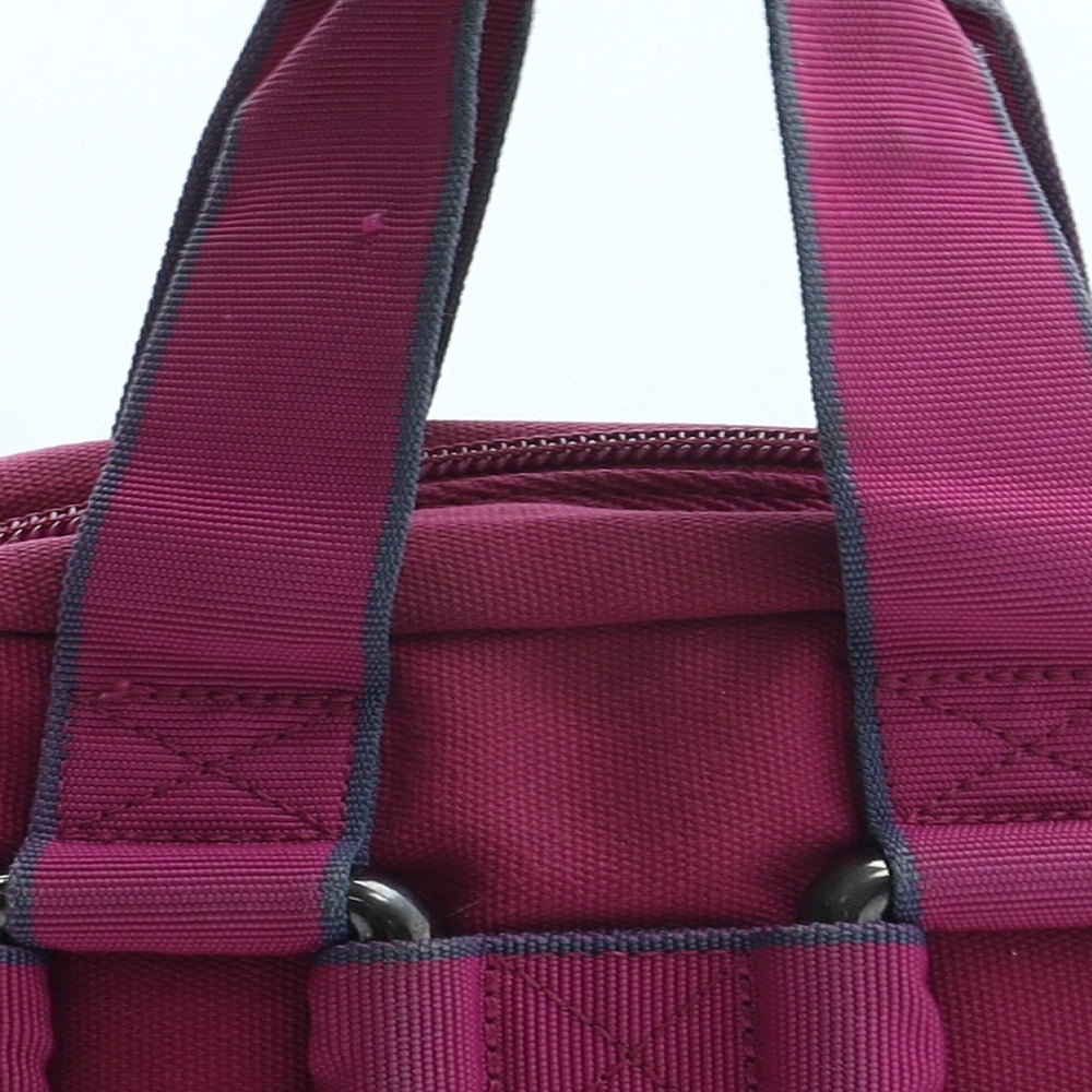 Diesel Womens Purple Polyester Top Handle Bag Size Small