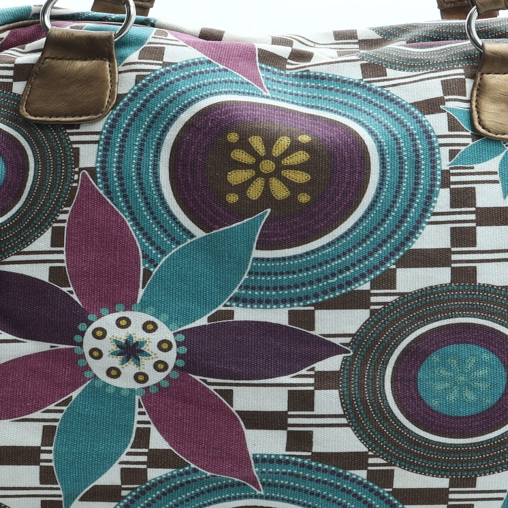 George Womens Multicoloured Geometric Polyester Hobo Bag Size Large