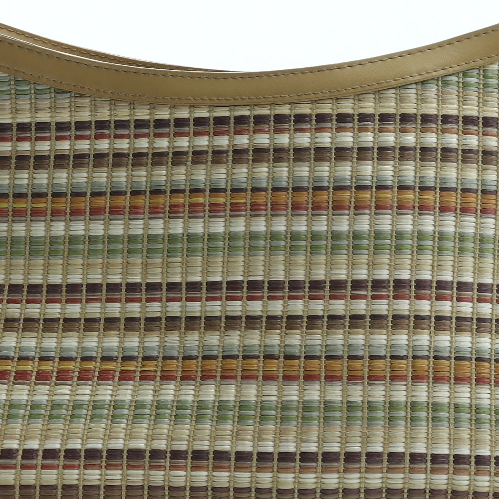 Marks and Spencer Womens Multicoloured Straw Shoulder Bag Size Medium