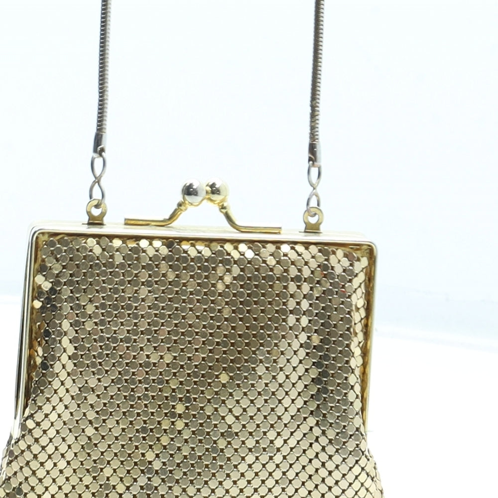 Ravel Womens Gold Aluminium Clutch Size Small
