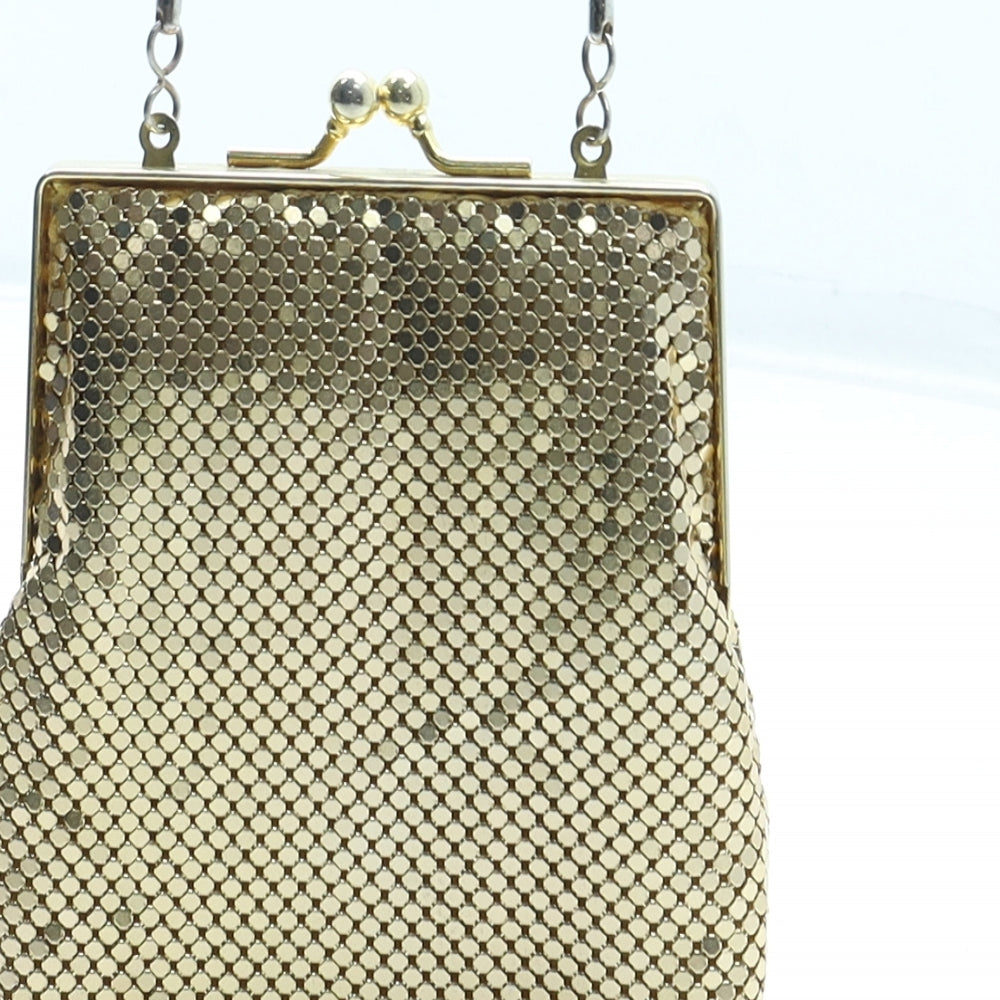 Ravel Womens Gold Aluminium Clutch Size Small