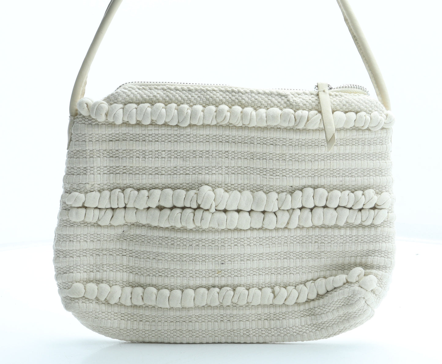H&M Womens Begonia Pink Cotton Shoulder Bag Size Small