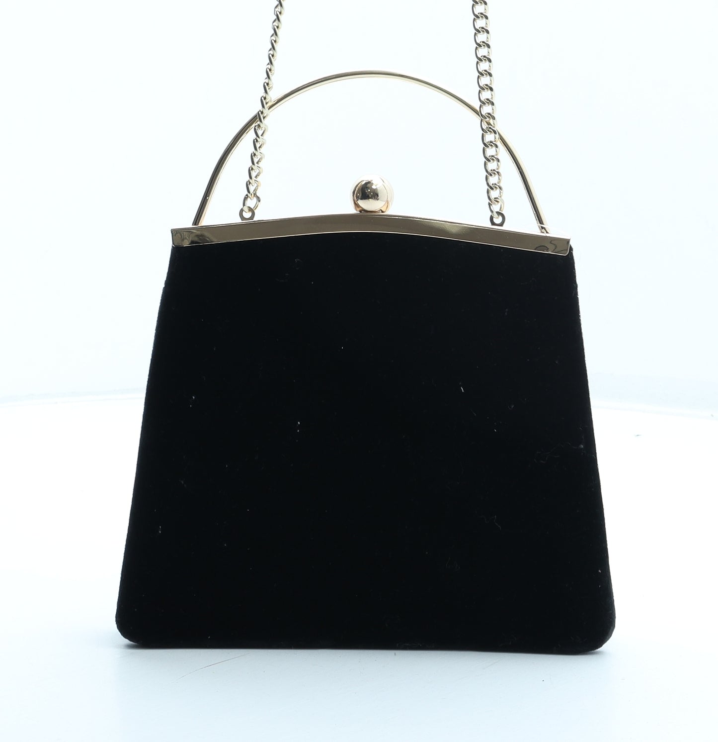 Topshop Womens Black Polyester Crossbody Size Small