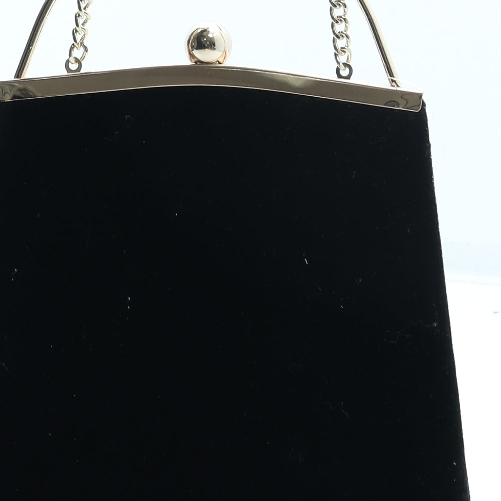 Topshop Womens Black Polyester Crossbody Size Small