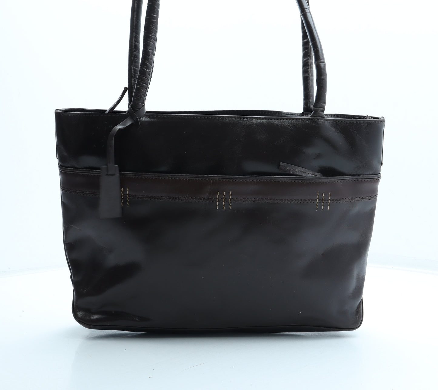 Taurus Womens Brown Leather Tote Size Medium