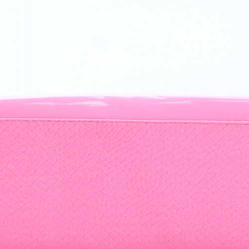 River Island Womens Pink PVC Clutch Size Small