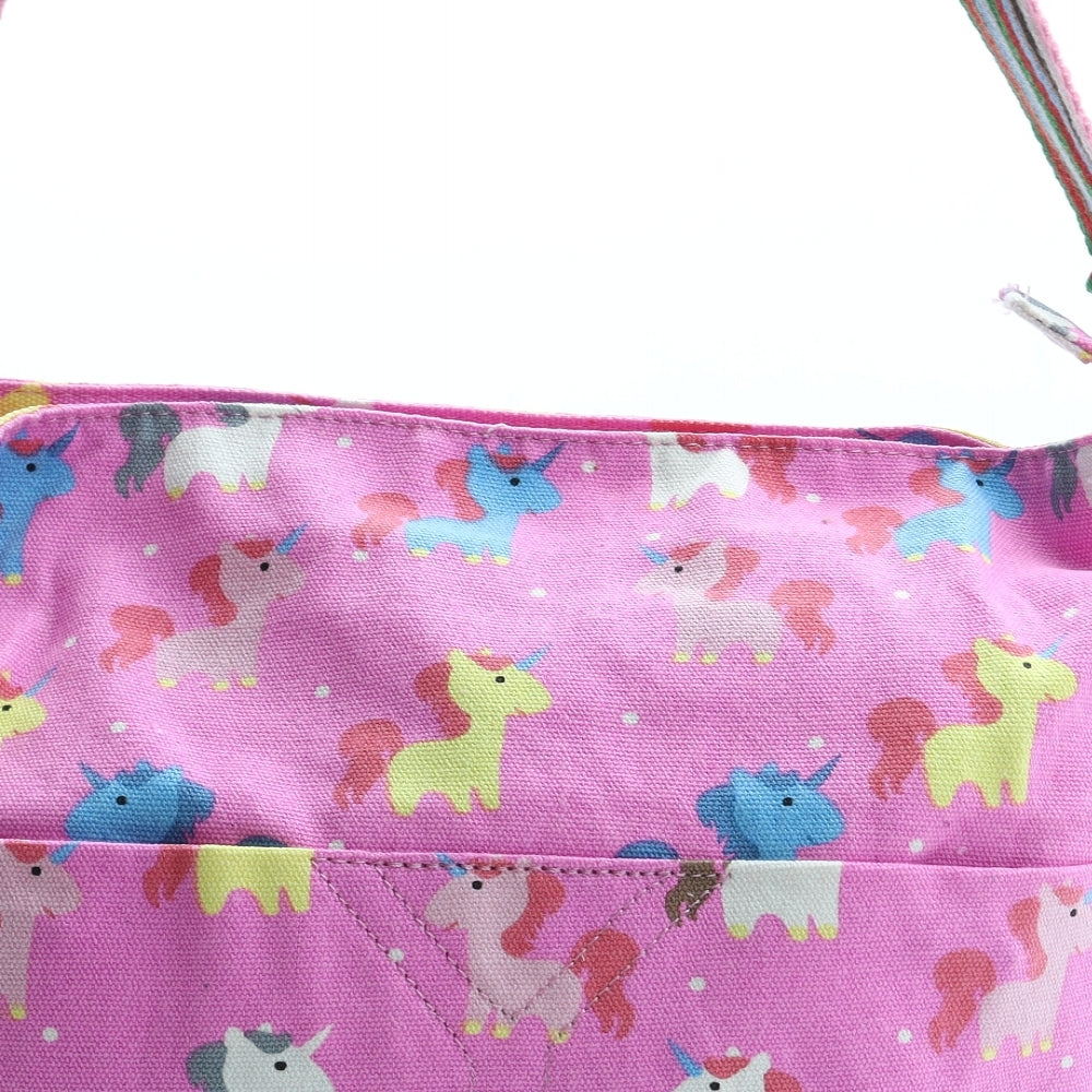 Have Best Womens Multicoloured Geometric Polyester Crossbody Size Medium - Unicorn Pattern