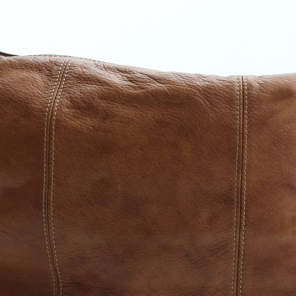 Gianni Conti Womens Brown Polyurethane Shoulder Bag Size Medium