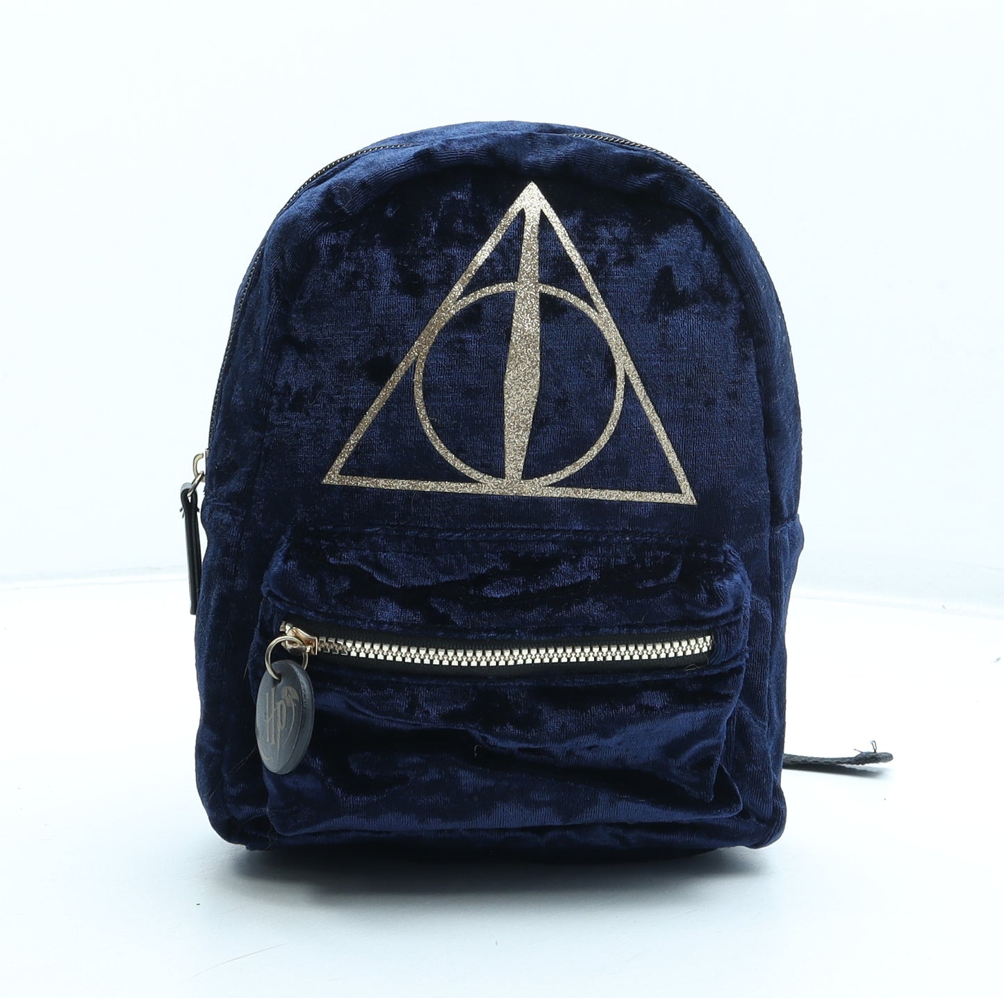 Harry Potter Womens Blue Polyester Backpack Size Small - Deathly Hallows
