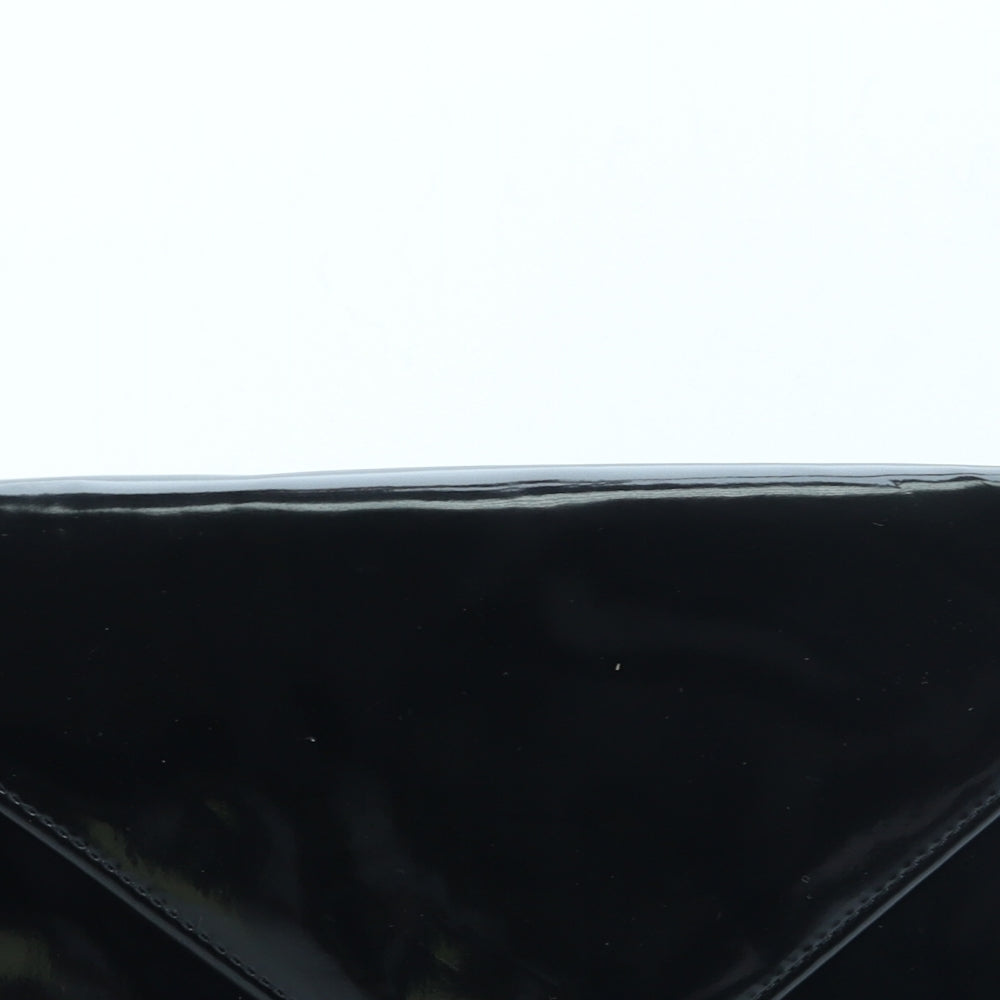 St Michaels Womens Black Polyurethane Shoulder Bag Size Small