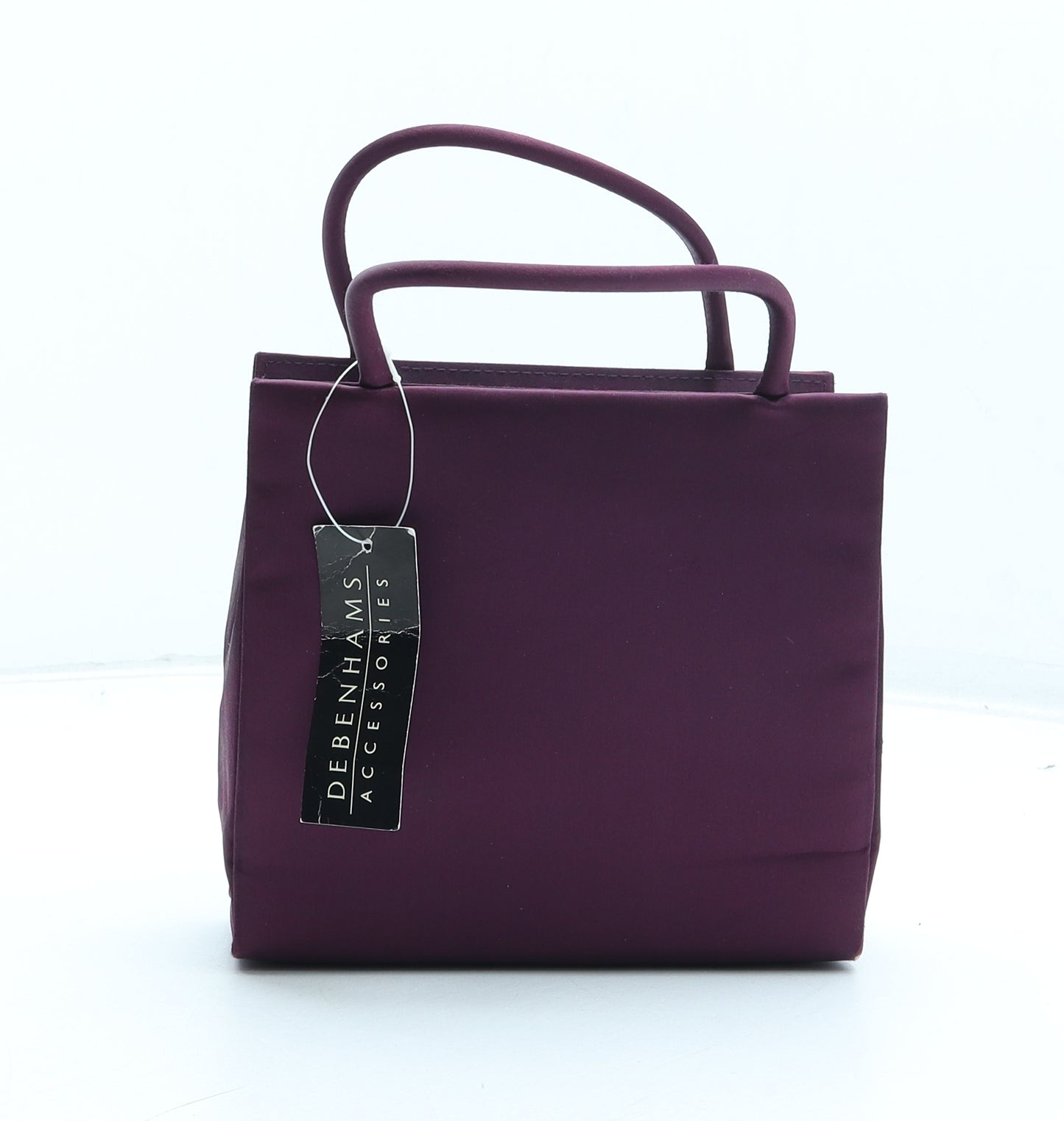 Debenhams Womens Purple Polyester Top Handle Bag Size Small