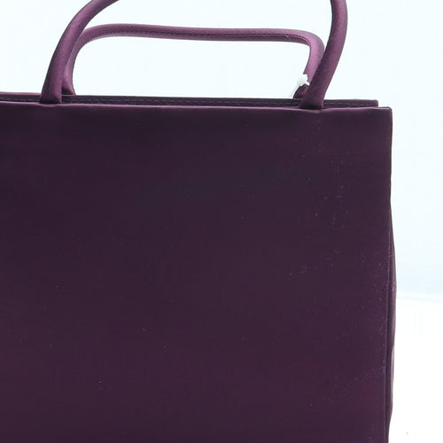 Debenhams Womens Purple Polyester Top Handle Bag Size Small