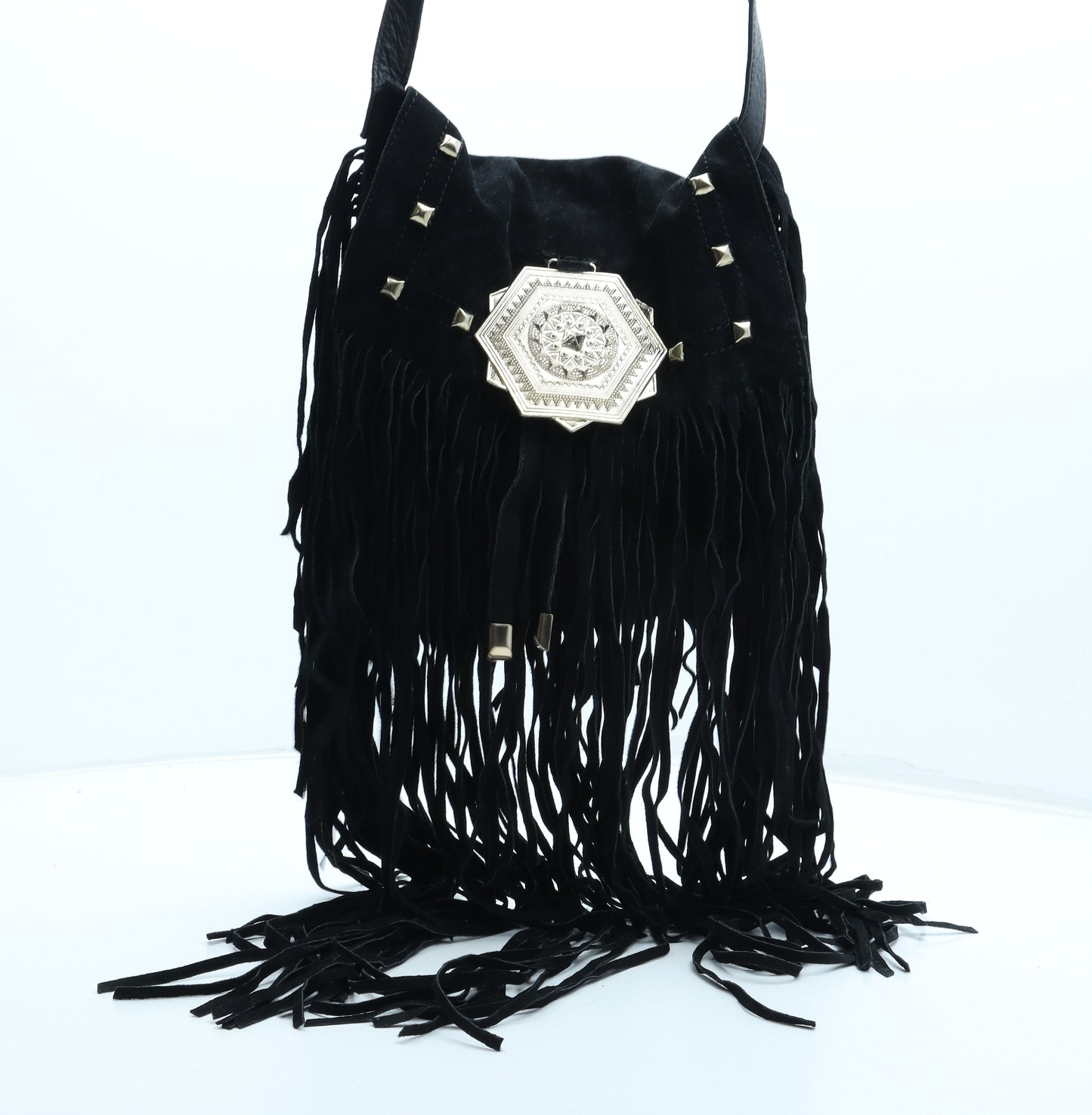 River Island Womens Black Polyester Crossbody Size Medium