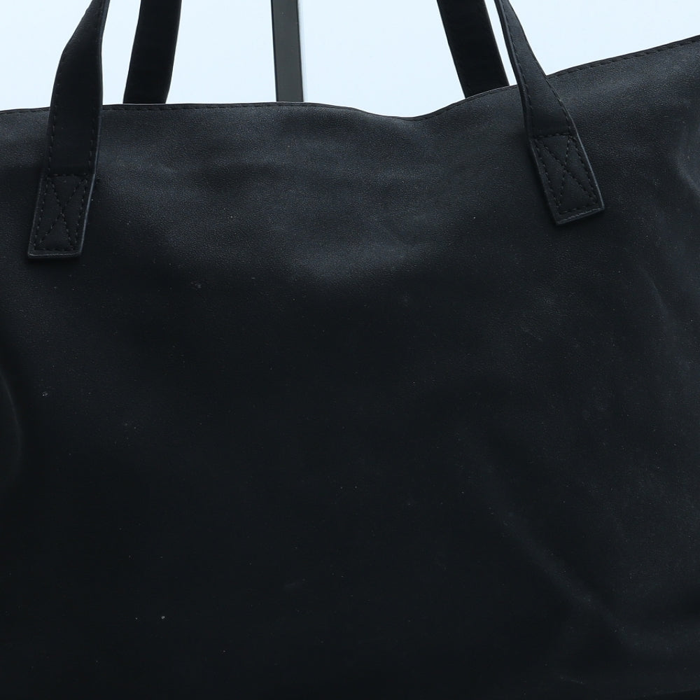 Matalan Womens Black Polyurethane Tote Size Large