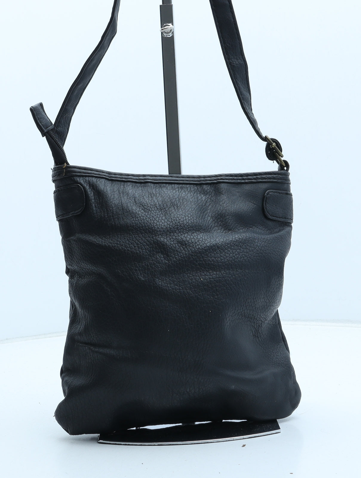 New Look Womens Blue Polyurethane Crossbody Size Small