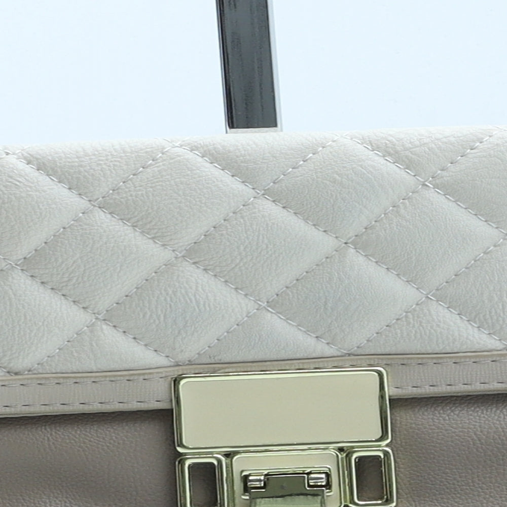 River Island Womens Beige Polyurethane Clutch Size Medium