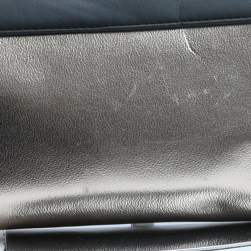 Atmosphere Womens Gold Polyurethane Clutch Size Small