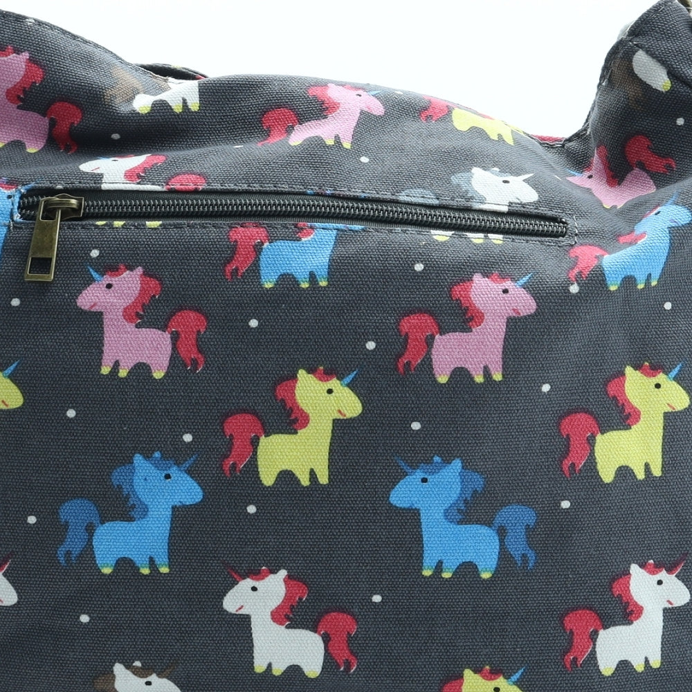 Have Best Womens Multicoloured Geometric Polyester Crossbody Size Medium - Unicorn