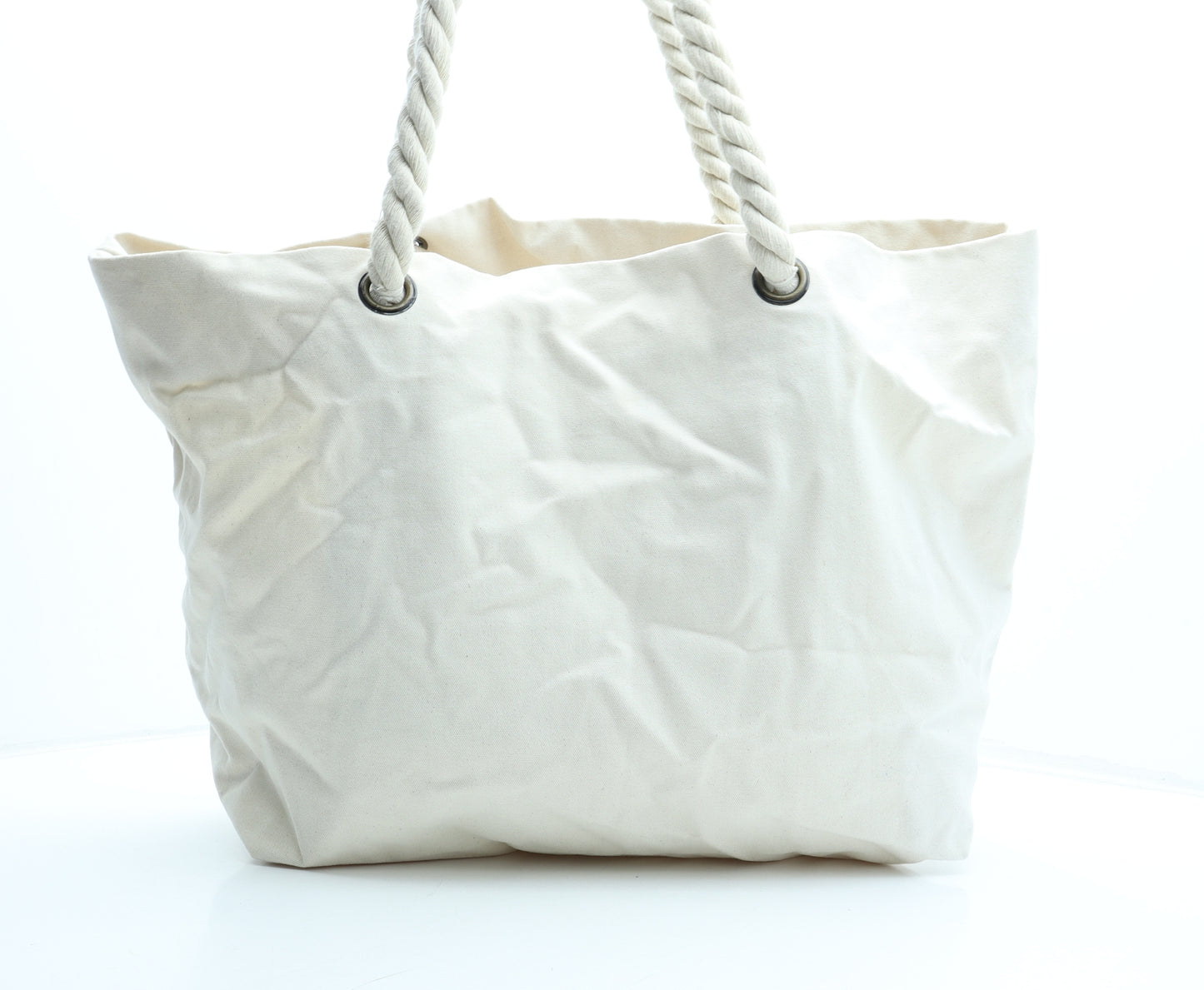 Westford Mill Womens Beige Cotton Tote Size Large - Olga Queen Bee
