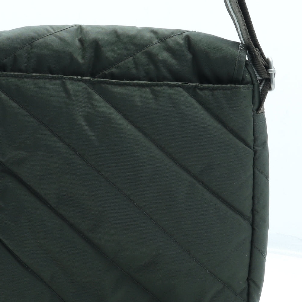 HOOCH Womens Green Polyester Crossbody Size Small