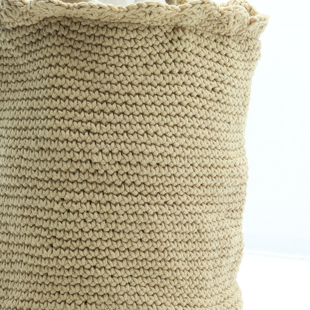 National Trust Womens Beige Cotton Pouch Size Medium