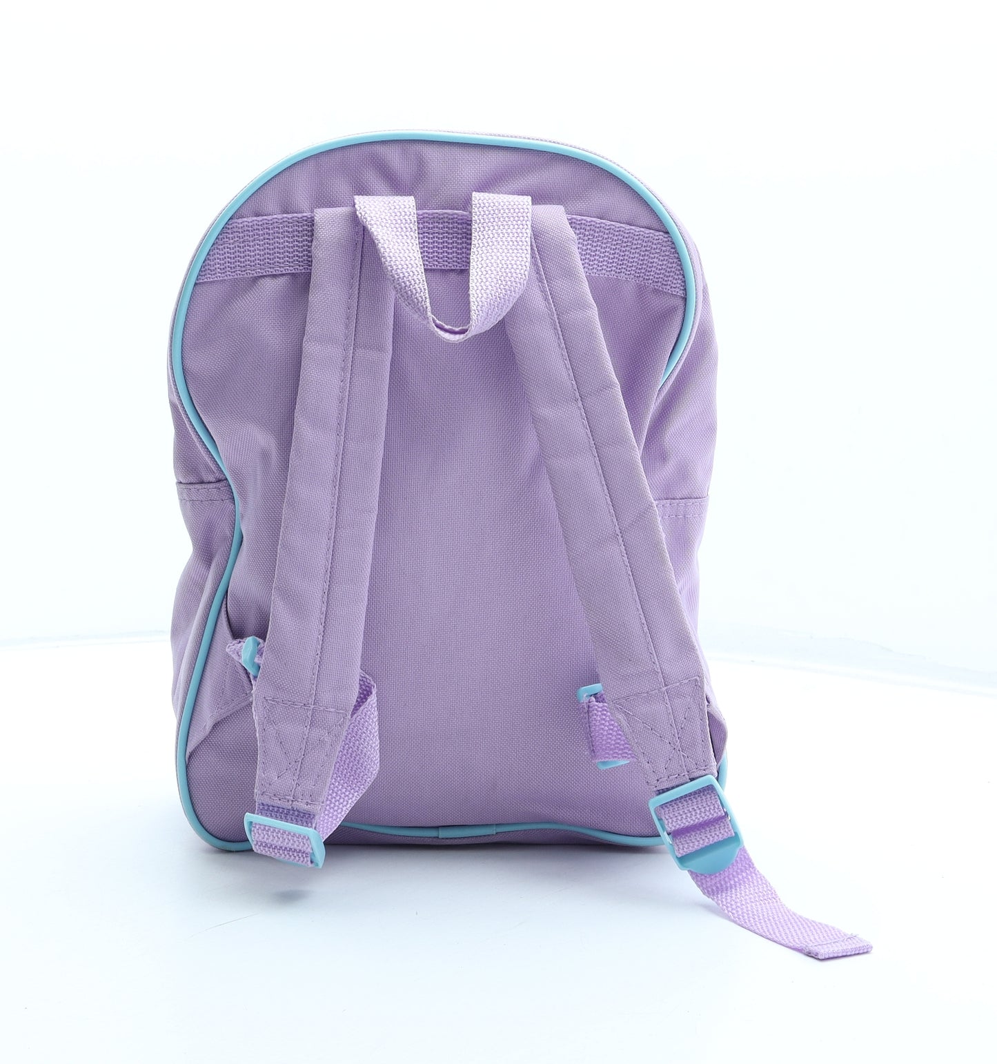 Disney Girls Multicoloured Geometric Polyester Backpack Size Medium Zip - Frozen