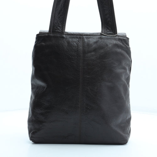 Dericci Mens Brown Leather Shoulder Bag Size Medium