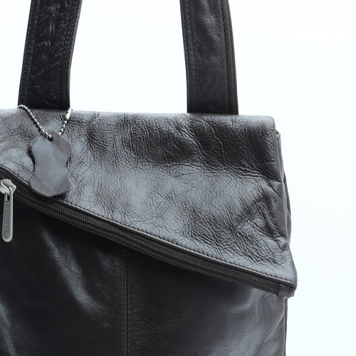 Dericci Mens Brown Leather Shoulder Bag Size Medium