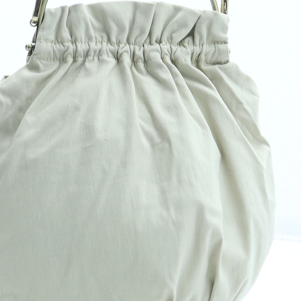 Preworn Womens Beige Polyester Clutch Size Small