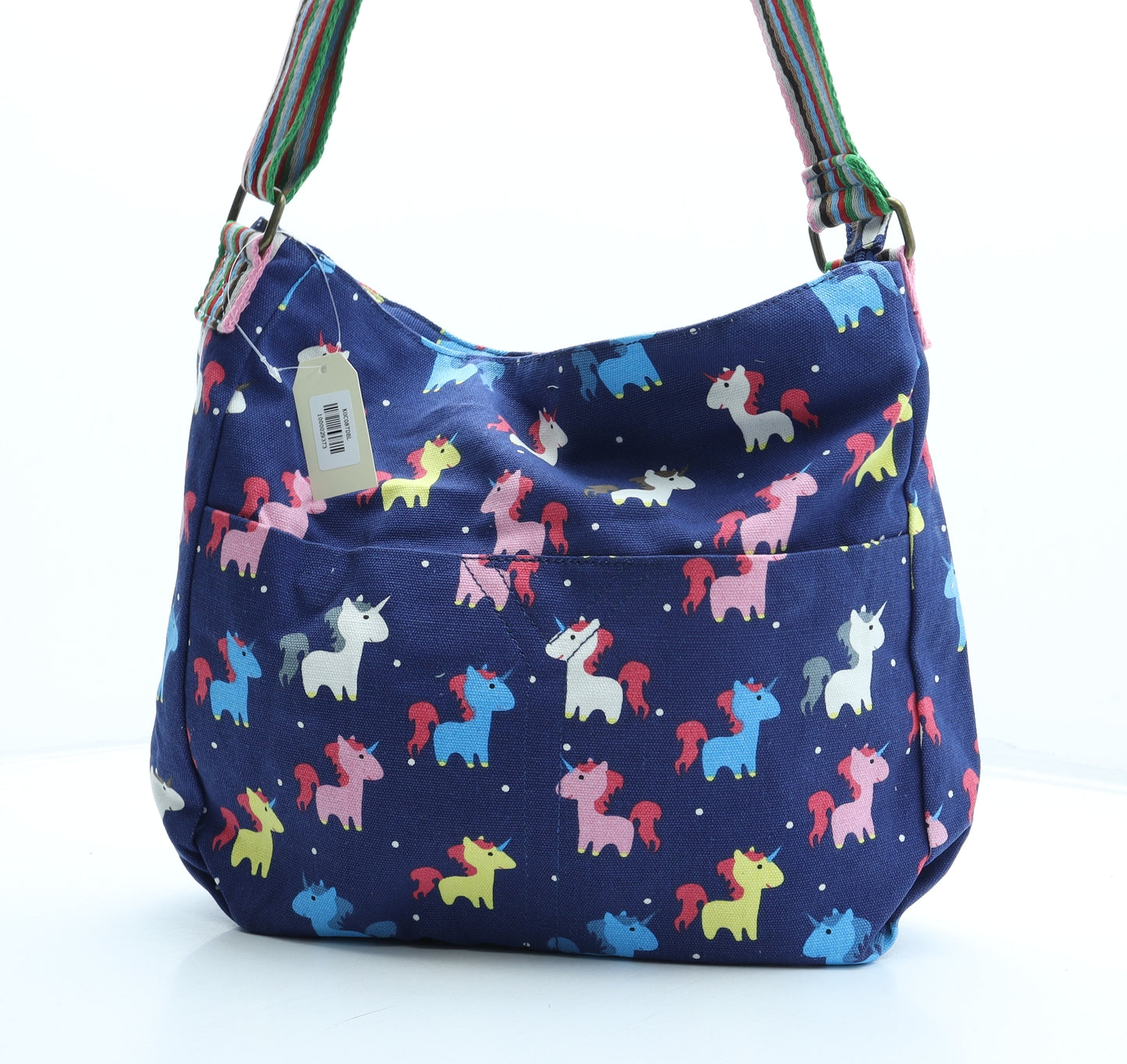 Have Best Womens Multicoloured Geometric Polyester Crossbody Size Large - Unicorn