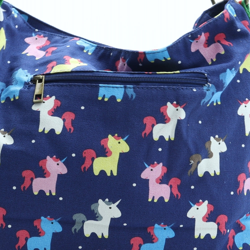 Have Best Womens Multicoloured Geometric Polyester Crossbody Size Large - Unicorn