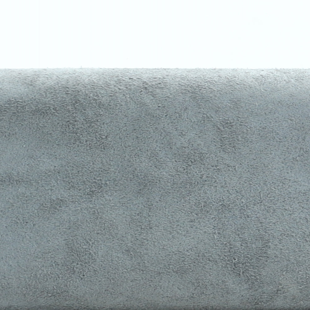 Preworn Womens Grey Leather Clutch Size Small