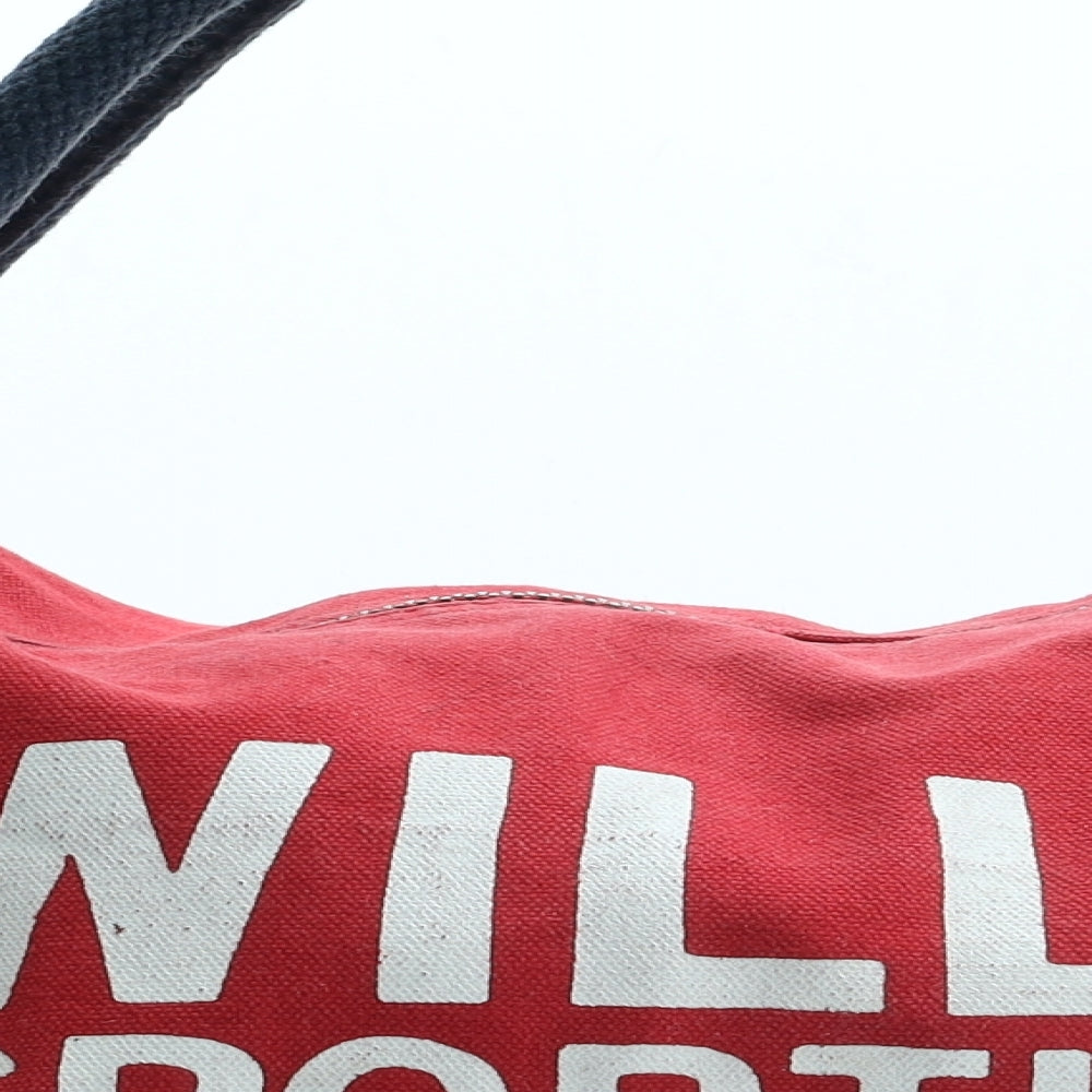 Jack Wills Mens Red Polyester Gym Bag Size Medium - Logo