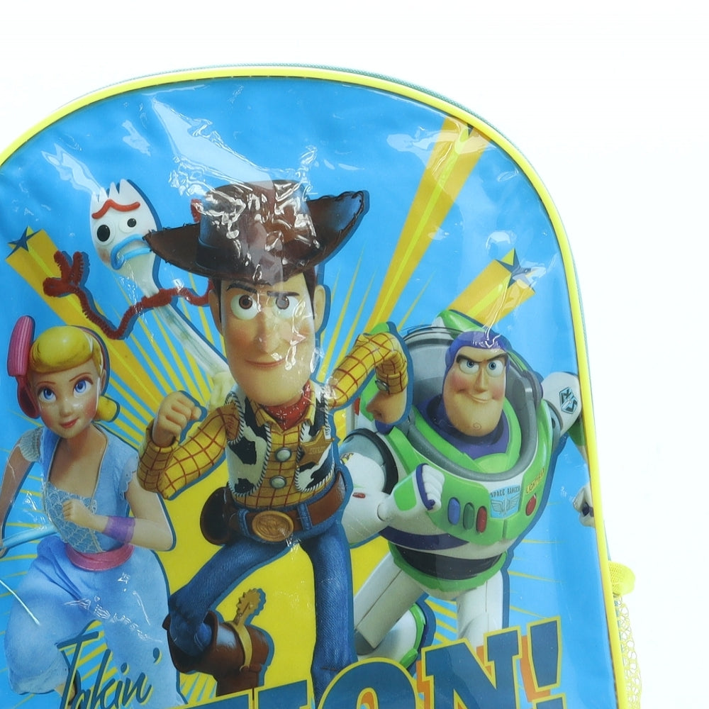 Disney Toy Story Boys Multicoloured Geometric Polyester Backpack Size Small Zip